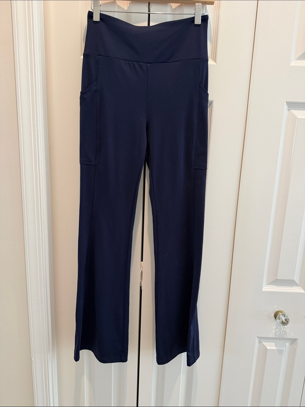 Lou & Grey Navy Flare Leggings with Pockets